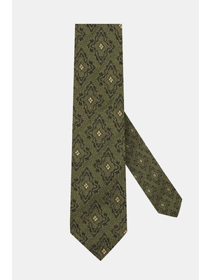 Vakko Patterned Silk Tie