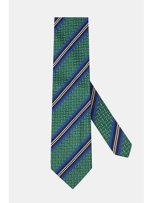 Vakko Patterned Silk Tie
