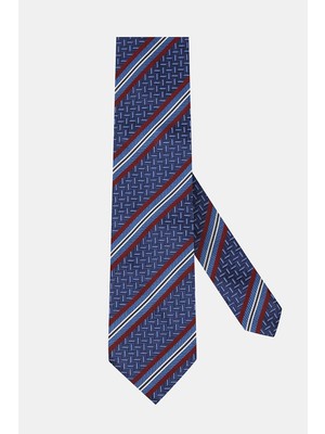 Vakko Patterned Silk Tie