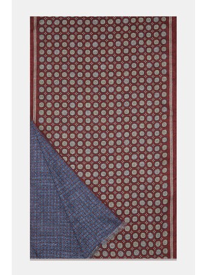 Vakko Patterned Silk Scarf