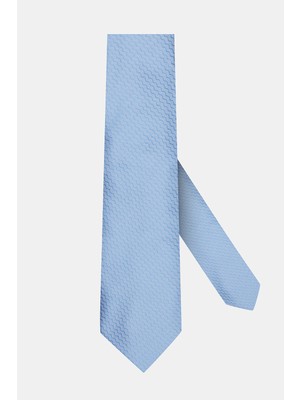 Vakko Blue Micro Pattern Silk Tie