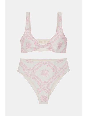 Love Shack Fancy White Swimsuit