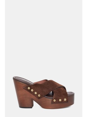 Paris Texas Parıs Texas Dark Brown Printed Shoes
