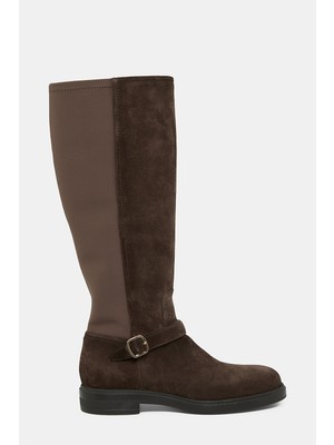 Santoni Santonı Brown Suede High Boots