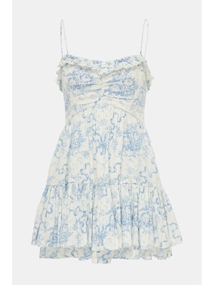 Love Shack Fancy Blue Dress