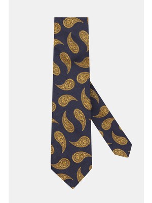 Vakko Patterned Silk Tie
