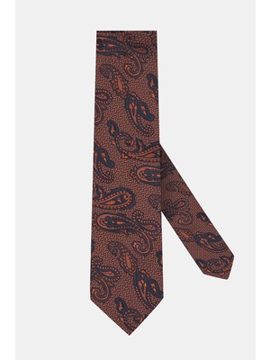 Vakko Patterned Silk Tie