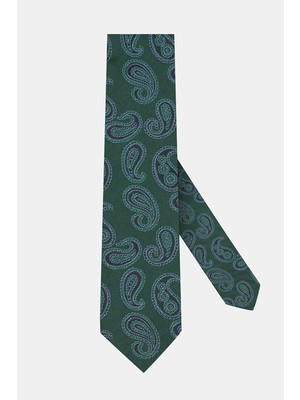 Vakko Patterned Silk Tie