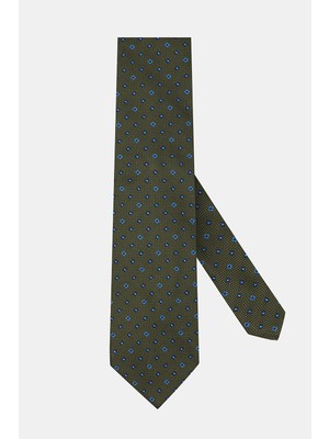 Vakko Patterned Silk Tie