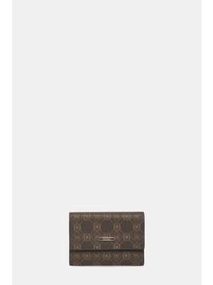 Vakko Brown Monogram Wallet