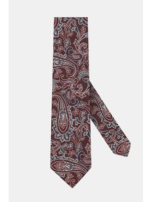 Vakko Patterned Silk Tie