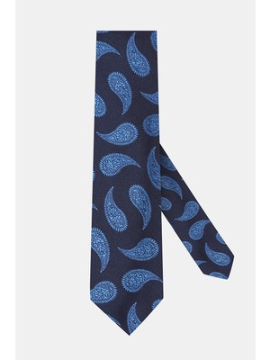 Vakko Patterned Silk Tie