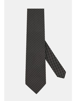 Vakko Patterned Silk Tie