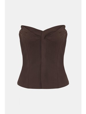 Ottolınger Dark Brown Blouse