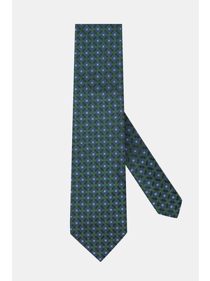 Vakko Patterned Silk Tie