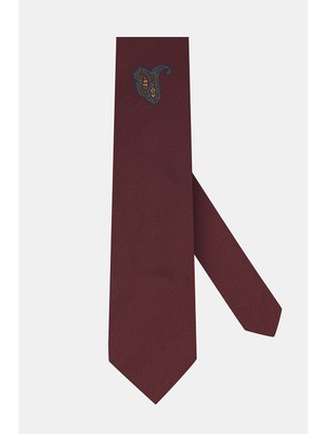 Vakko Patterned Silk Tie