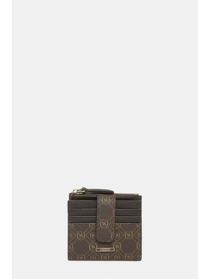Vakko Brown Monogram Wallet