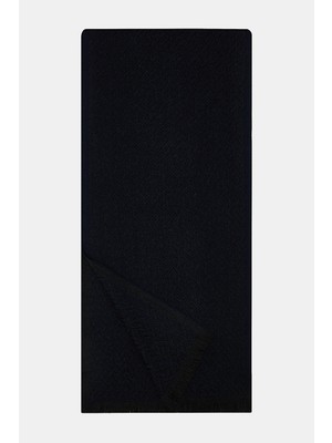 Vakko Patterned Wool Scarf