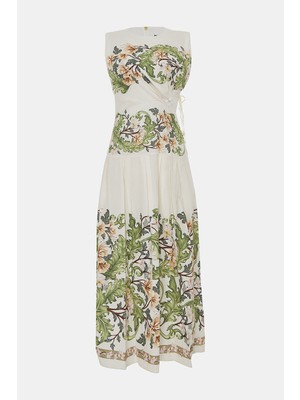 Agua By Agua Bendıta Multicolor Floral Pattern Midi Dress