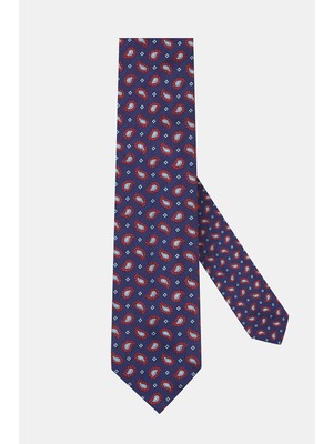 Vakko Paisley Pattern Silk Tie