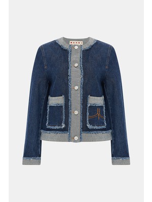 Marni Marnı Navy Buttoned Jacket