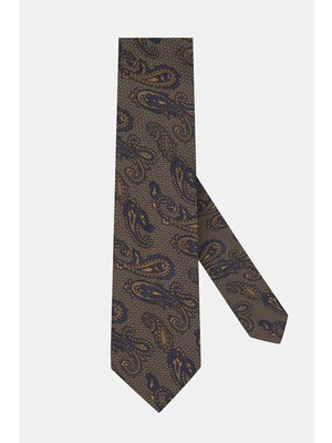 Vakko Patterned Silk Tie