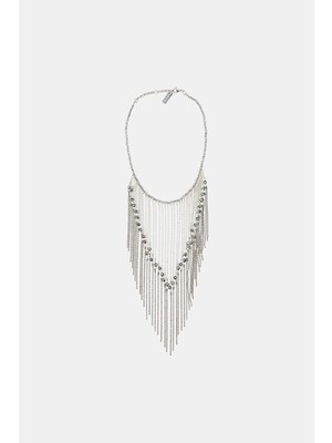 Vakko By Peserıco Grey Metal Earrings
