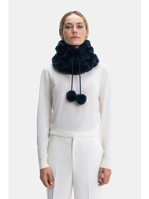 Vakko Navy Eco Fur Assorted Accessory