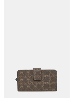 Vakko Black Monogram Wallet