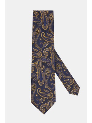 Vakko Patterned Silk Tie