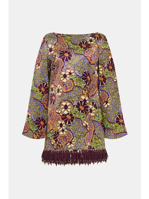 Alemais Alemaıs Multicolor Patterned Dress