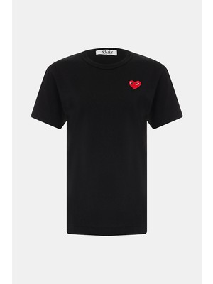Comme Des Garçons Comme Des Garcons Play Black T-Shirt