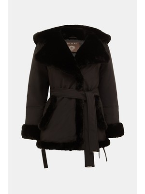 Vakko By Dıego M Black Goose Down Jacket