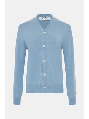 Comme Des Garçons Comme Des Garcons Play Blue Cardigan