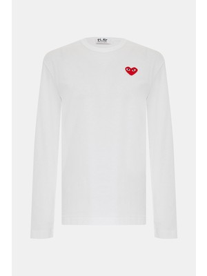 Comme Des Garçons Comme Des Garcons Play White T-Shirt