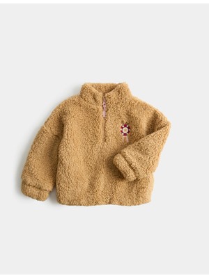 Marks & Spencer Köpek Desenli Peluş Ceket