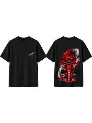 Red Speed Oversize T-Shirt