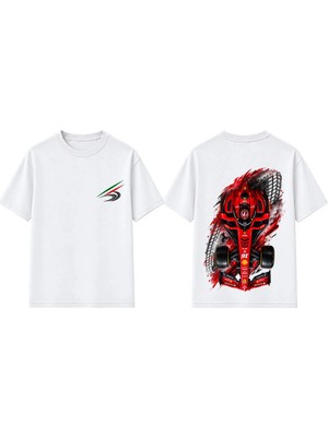 Red Speed Oversize T-Shirt