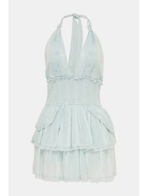 Love Shack Fancy Blue Dress