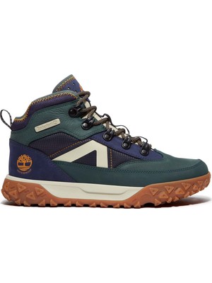 Timberland Motion 6 Mid Lace Up Waterproof Çocuk Haki Bot