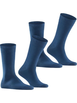 Burlıngton Burlington Everyday So 2-Pack Men's Socks Blue