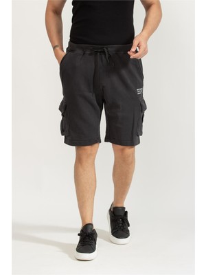 Replay Regular Men's Bermuda Shorts Black