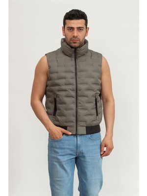 Replay Regular Men's Vest Pistachio Green
