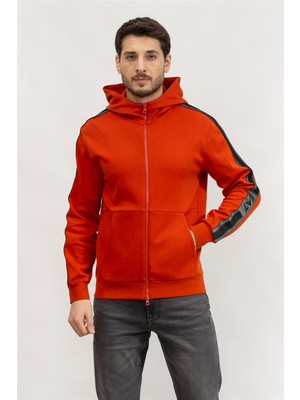 Ea7 Men's Hooded Sweatshirt Multicolor