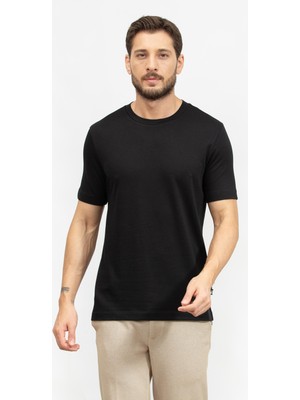 Boss H-Thompson Men's Crew Neck T-Shirt Black
