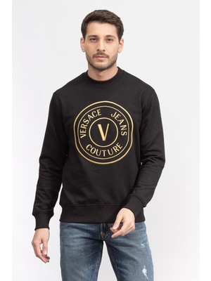 Versace Jeans Couture Men's Crew Neck Sweatshirt Black