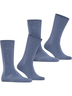 Burlıngton Burlington Everyday So 2-Pack Men's Socks Blue