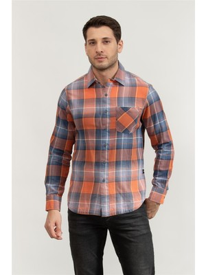 Replay Regular Men's Shirt Blue