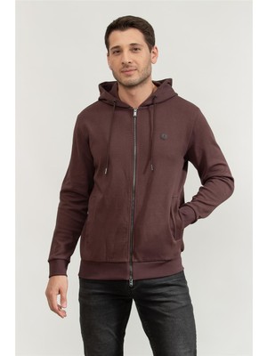 Boss C-Spence 01 Men's Zip-Up Sweatshirt Red
