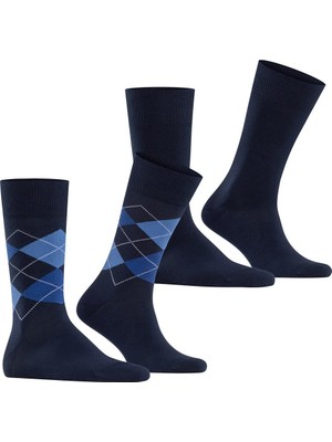 Burlıngton Burlington Everyday Mix So 2-Pack Men's 2-Pack Socks Blue